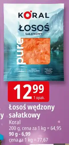 E.Leclerc Łosoś wędzony sałatkowy Koral oferta