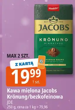 E.Leclerc Kawa mielona Jacobs Kronung/bezkofeinowa JDE oferta