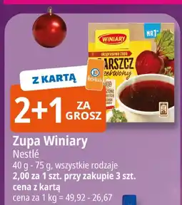 E.Leclerc Zupa Winiary Nestlé barszcz czerwony ekspresowa oferta