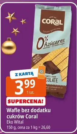 E.Leclerc Wafle bez dodatku cukrów Coral Eko Wital oferta