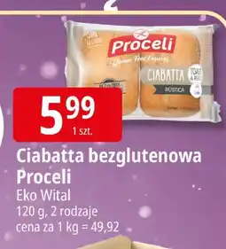 E.Leclerc Ciabatta bezglutenowa Proceli Eko Wital oferta