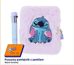 Action Puszysty pamiętnik z zamkiem oferta