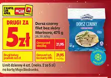 Biedronka Dorsz czarny bez skóry oferta