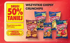 Biedronka Wszystkie chipsy Chrunchips oferta