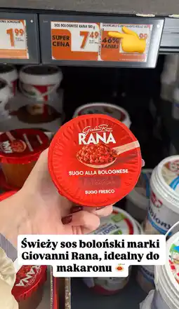 Biedronka Sos Bolognese RANA Sugo alla Bolognese 180g Giovanni Rana oferta