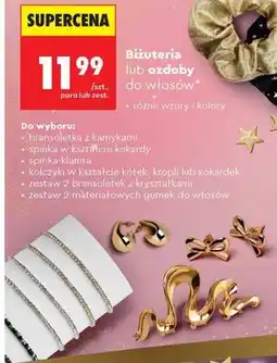 Biedronka Biżuteria lub ozdoby do włosów oferta