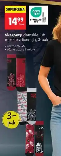 Biedronka Skarpety damskie lub męskie, 3-pak oferta