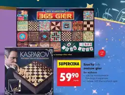 Biedronka Szachy lub zestaw gier oferta