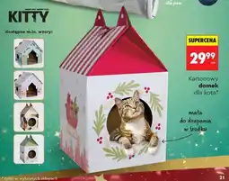 Biedronka Kartonowy domek dla kota oferta