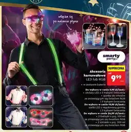 Biedronka Akcesoria karnawałowe LED lub RGB oferta