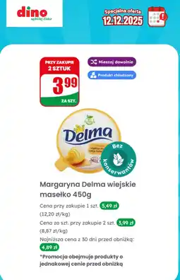 Dino Masło Margaryna Delma wiejskie 450g oferta