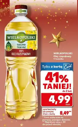 Kaufland Olej rzepakowy Wielkopolski 1l oferta