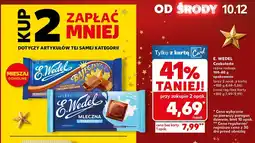 Kaufland Czekolada E. Wedel różne rodzaje 100-80 g oferta