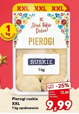 Kaufland Pierogi ruskie XXL Stąd takie Dobre! 1 kg oferta