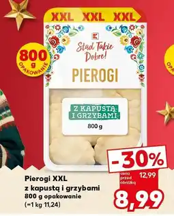 Kaufland Pierogi XXL z kapustą i grzybami Stąd takie Dobre! 800 g oferta