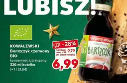 Kaufland Barszcz czerwony KOWALEWSKI BIO koncentrat lub kiszony 320 ml butelka oferta