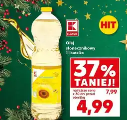 Kaufland Olej słonecznikowy K CLASSIC 1 l butelka oferta