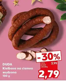 Kaufland Kiełbasa na ciemno wędzona DUDA 100 g oferta