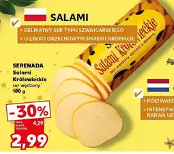 Kaufland Salami SERENADA Królewieckie ser wędzony 100 g oferta