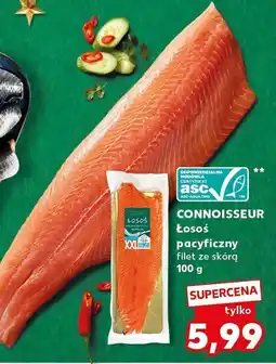 Kaufland Łosoś pacyficzny filet ze skórą CONNOISSEUR oferta