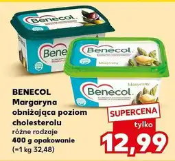 Kaufland Margaryna Benecol margaryna obniżająca poziom cholesterolu różne rodzaje 400g oferta