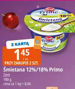 E.Leclerc Śmietana Zott oferta