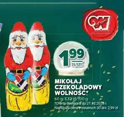Stokrotka Mikołaj czekoladowy Wolność oferta