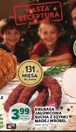 Stokrotka Kiełbasa jalowcowa sucha z szynki Madej Wróbel oferta