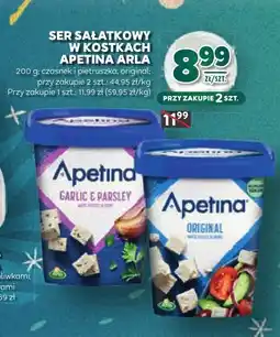 Stokrotka Ser sałątkowy w kostkach Apetina Arla - czosnek, pietruszka oferta