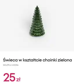Pepco Świeca w kształcie choinki zielona oferta