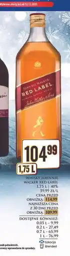 Dino Whiskey Johnnie Walker Red Label oferta