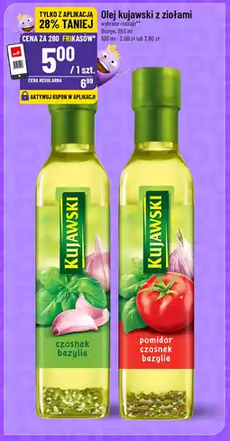 Polomarket Olej kujawski z ziołami Bunge 250 ml (czosnek bazylia, pomidor czosnek bazylia) oferta