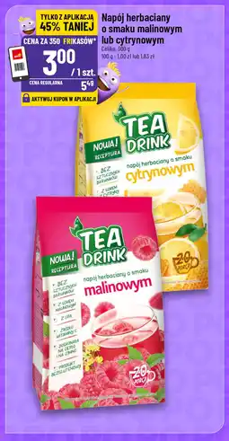 Polomarket Napój herbaciany o smaku malinowym lub cytrynowym Tea Drink oferta
