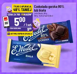 Polomarket Czekolada gorzka 80% lub biała oferta