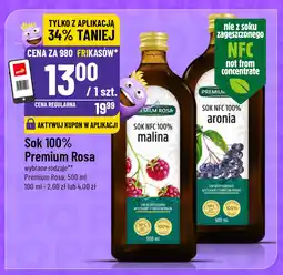 Polomarket Sok 100% Premium Rosa (malina/aronia) oferta