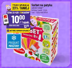 Polomarket Sorbet na patyku Fortuna, 8x1 oferta