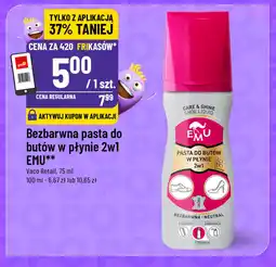 Polomarket Bezbarwna pasta do butów w płynie 2w1 EMU oferta