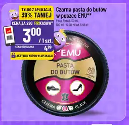Polomarket Czarna pasta do butów w puszce EMU oferta