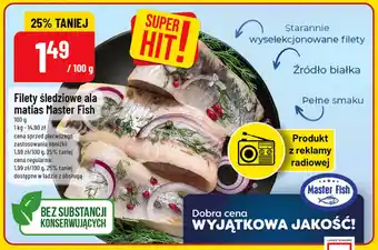 Polomarket Filety śledziowe ala matias Master Fish oferta