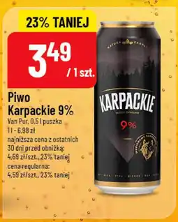 Polomarket Piwo Karpackie 9% oferta