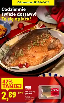Lidl Karp Polski świeży karp, płat ze skórą oferta