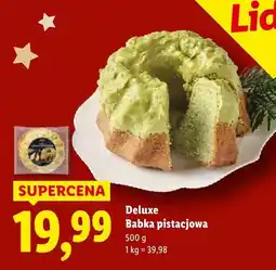 Lidl Babka pistacjowa Deluxe oferta