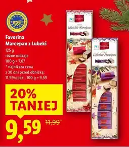 Lidl Marcepan z Lubeki Favorina oferta