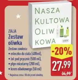 ALDI Zestaw kosmetyków Ziaja oferta