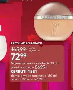 SuperPharm Woda toaletowa Cerruti oferta