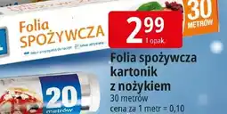 E.Leclerc Folia spożywcza kartonik z nożykiem oferta