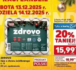 Kaufland Jaja z chowu ściółkowego, klasa M, 20 sztuk oferta