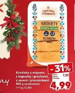 Kaufland Krokiety z mięsem, z kapustą i grzybami oferta