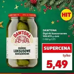 Kaufland Dawtona, Ogórki konserwowe oferta