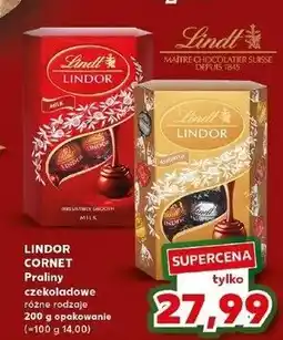 Kaufland Praliny czekoladowe Lindor Corner oferta